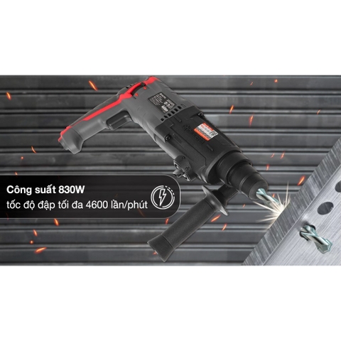 Máy Khoan Bê Tông Kyocera AED2630VR 830W ( 3 chế độ)