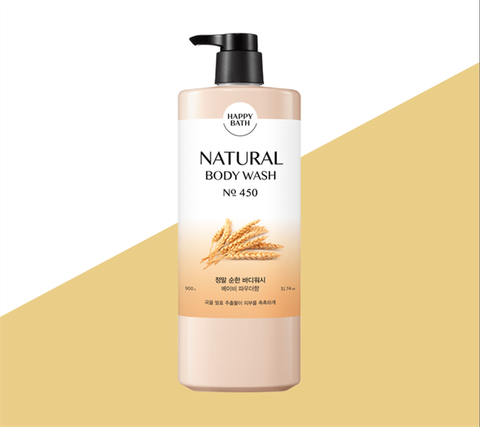 Sữa tắm Happy Natural Bodywash hương lúa  900G hương lúa