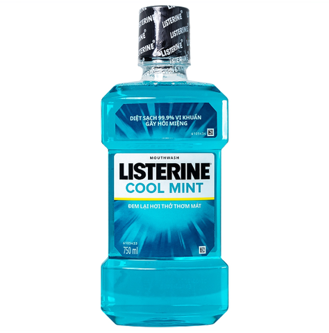 Nước xúc miệng Listerine Coolmint 750ml (T12) (chai)