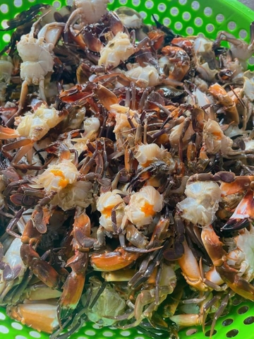 Cua biển xay (khay 500gr)