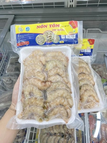Nõn tôm he biển 500g (khay)
