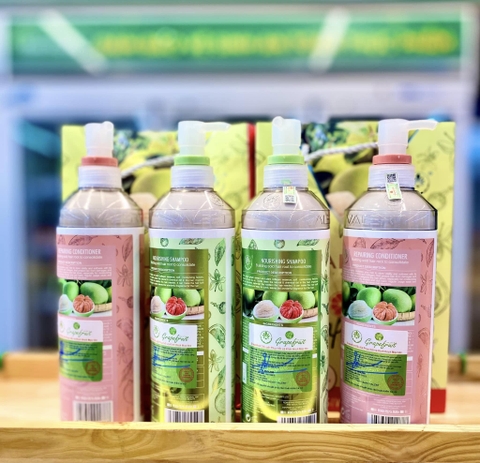 Cặp dầu gội bưởi Valert (chai 850ml)