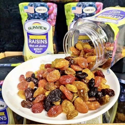 Nho Khô Sunview thập cẩm Mỹ 425gr [ TẾT ]