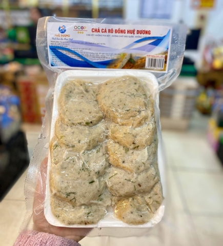 Chả cá rô đồng Huệ Dương 500g (khay)