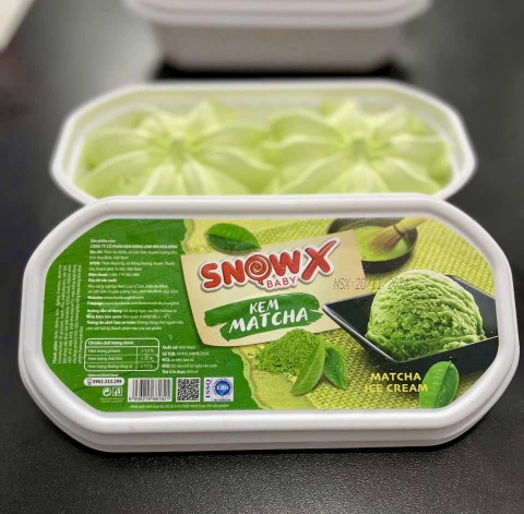 Kem Matcha Snow baby X (hộp)