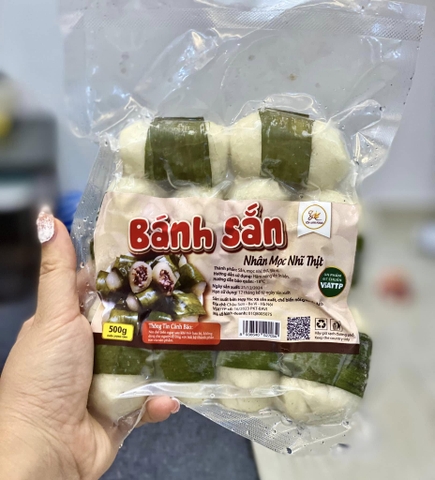 Bánh sắn nhân thịt, mộc nhĩ 500g (gói)