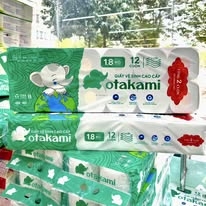 Giấy vệ sinh cao cấp Otakami 10+2 cuộn 4 lớp