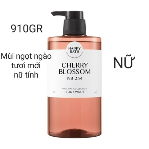 Sữa tắm Happybath Cherry Blossom