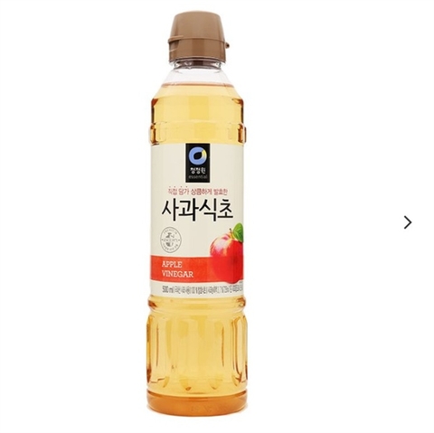 Dấm táo CJW 500ml - L6 (CHAI)