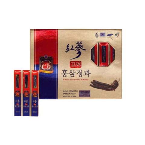 Hồng sâm nguyên củ tẩm mật ong 8củ/300gr (Hộp)