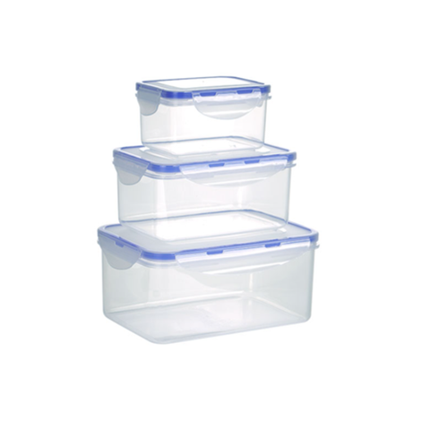 Bộ 3 hộp chữ nhật đựng thực phẩm Việt Nhật (T20) (set)