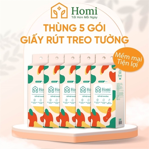 Giấy treo tường HOMI 1000 tờ , thùng 5 gói