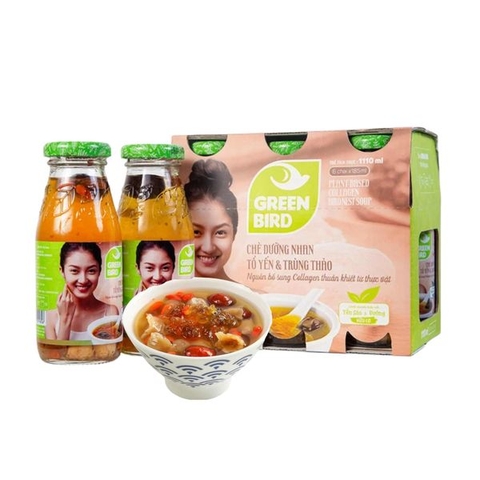 Chè dưỡng nhan tổ yến & trùng thảo (lốc)