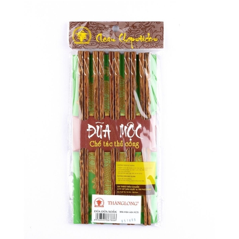 Đũa dừa xoắn 10 đôi (set)