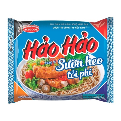 Mì Hảo Hảo sườn heo tỏi phi 73gr T30 (Gói)