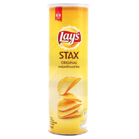 Lay's Stax Khoai Tây Miếng Vị Tự Nhiên 105gr T16