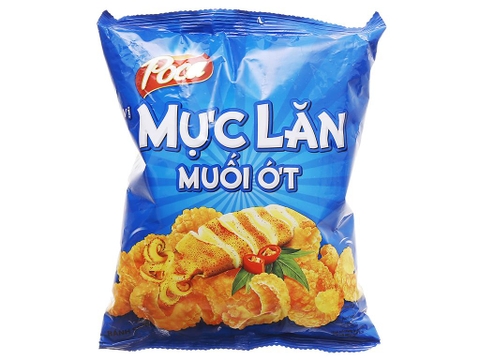 Poca Mực Lăn Muối Ớt 60gr T70 (Gói)