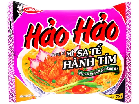 Mì Hảo Hảo sa tế hành tím 75gr T30 (Gói)