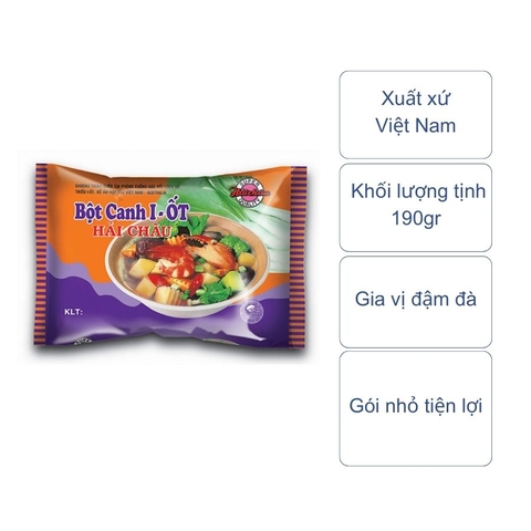 Bột canh i-ốt Hải Châu (gói 190gr)