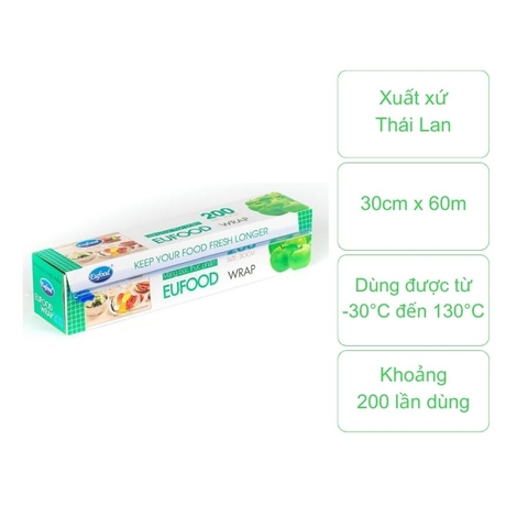 Màng bọc thực phẩm Thái Lan Eufood (30cm x 60m)