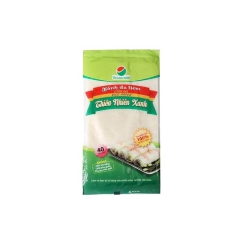 Bánh đa nem cuốn gỏi thiên nhiên xanh (Gói 20 tấm 38Gr)