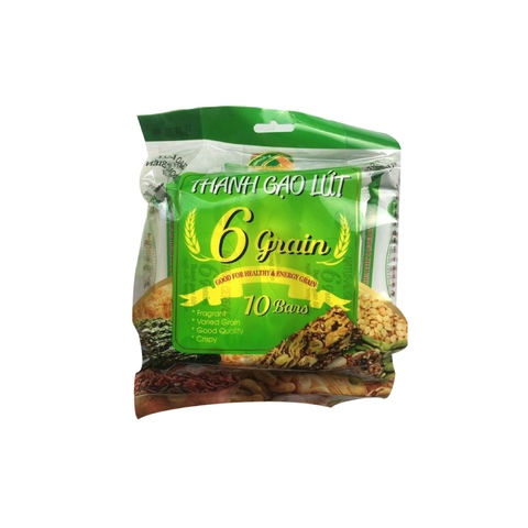 Bánh ngũ cốc gạo lứt rong biển, ruốc (túi 10 thanh)