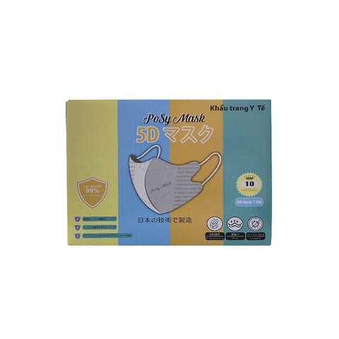 Khẩu trang 5D Posy Mask (hộp 100 chiếc)