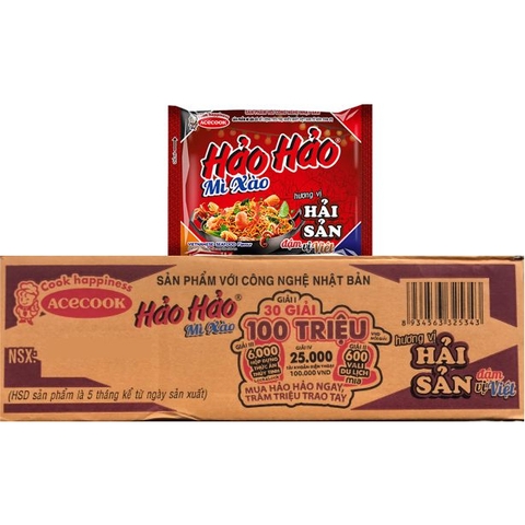 Mì Hảo Hảo Xào hải sản đậm vị Việt 71gr T30 (Gói)
