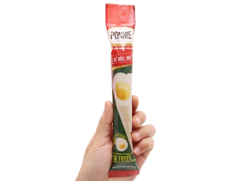 Xúc xích tiệt trùng Ponnie Cá phô mai 45gr (H12) (cây