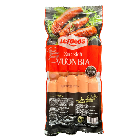 XÚC XÍCH VƯỜN BIA LC FOODS 500G