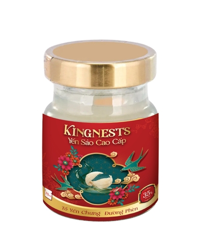 Yến Sào KINGNESTS cao cấp 35%( 6 hũ 70ml) (xách)