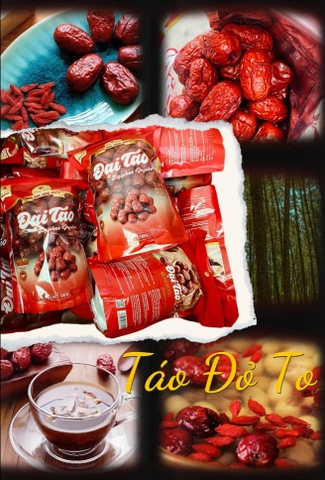 Đại táo( táo đỏ) khô túi 500gr (túi)