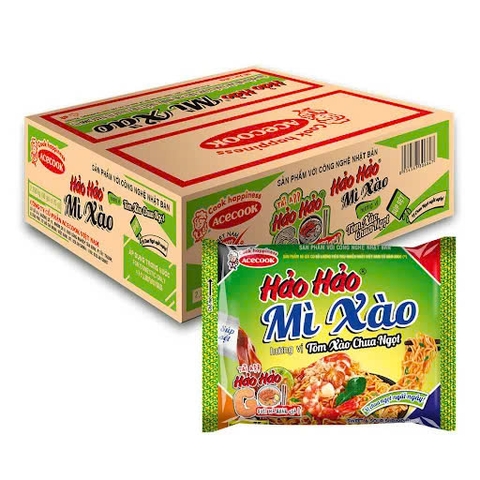Mì Hảo Hảo Xào Hương Vị Tôm hành 75gr T30 (Gói)