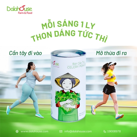Tại Sao Bột Cần Tây Cải Thiện Cân Nặng An Toàn?
