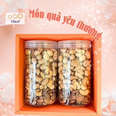 Hạt Dinh Dưỡng Mix 500g Macca - Hạt Điều Rang Mộc - Hạnh Nhân - Hạt Dẻ Cười - Hạt Óc Chó - Hạt Bí Xanh