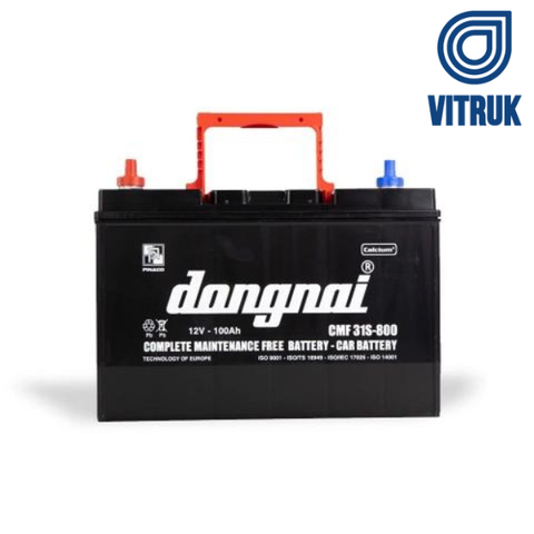 Ắc quy khô miễn bảo dưỡng Đồng Nai CMF 75D31L - 12V - 75Ah