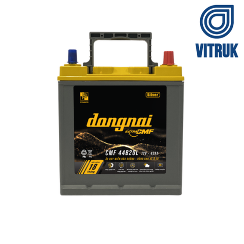 Ắc quy khô miễn bảo dưỡng Đồng Nai EXTRA CMF 44B20LS - 12V - 43Ah