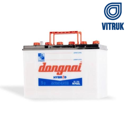 Ắc quy Hybrid Đồng Nai N70ZL - 12V - 75Ah