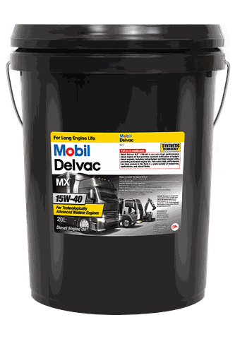 Dầu động cơ xe tải 20 lít – Mobil Delvac MX 15W-40