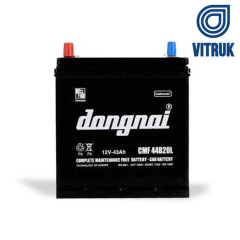 Ắc quy khô miễn bảo dưỡng Đồng Nai CMF 44B20L - 12V - 43Ah