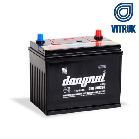 Ắc quy khô miễn bảo dưỡng Đồng Nai CMF 75D26R - 12V - 65Ah