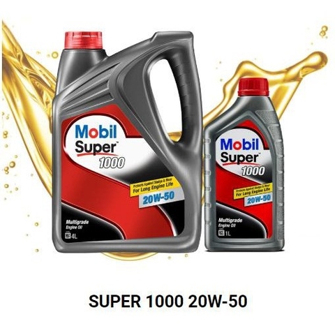 Dầu nhớt Mobil Super 1000-20W-50