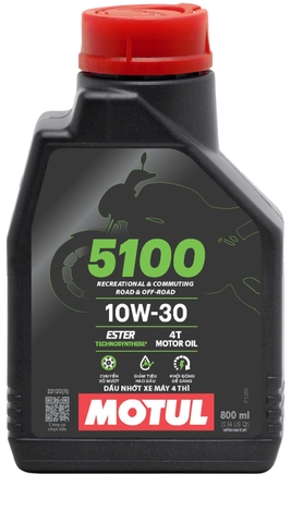 Dầu nhờn Motul 5100 4T 10W30 0.8L