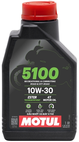 Dầu nhờn Motul 5100 4T 10W30 1L
