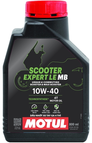 Dầu nhờn Motul Scooter Expert 4T 10W40 0.8L