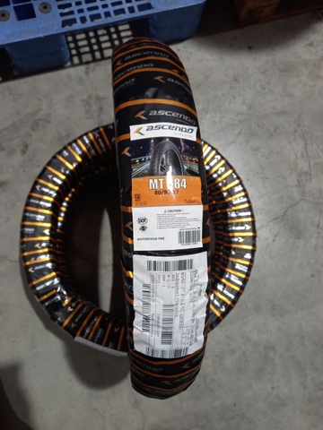 Lốp xe máy Ascendo 80/90-17 vỏ gai MT 384