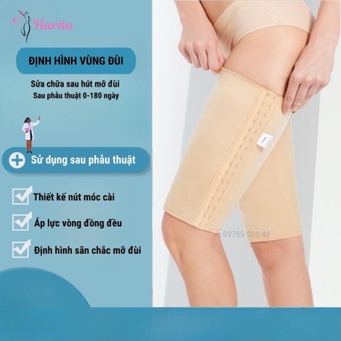 Đai gen nịt định hình bắp đùi sau phẫu thuật hút mỡ xuất Nhật