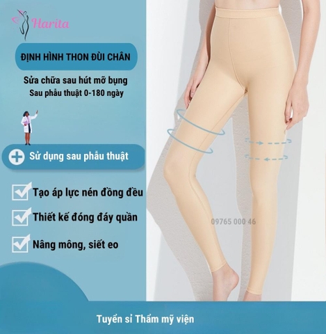 Quần định hình đùi chân sau hút mỡ giai đoạn 2 xuất Nhật