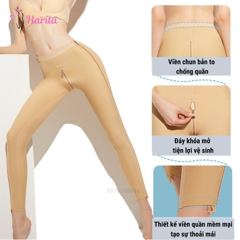 Quần định hình bắp đùi chân sau hút mỡ giai đoạn 1 xuất Nhật