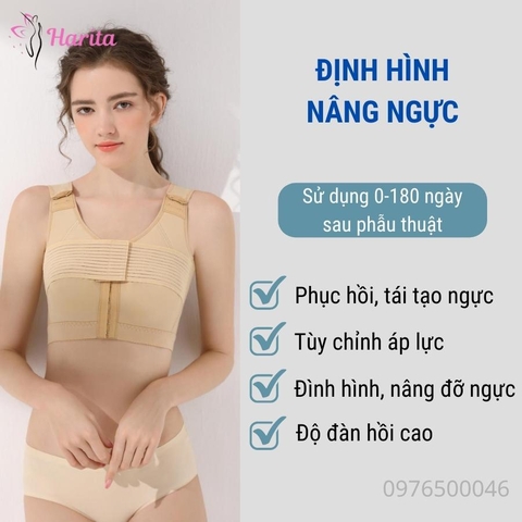Áo định hình ngực sau nâng ngực, sau treo sa trễ ngực cao cấp xuất Nhật